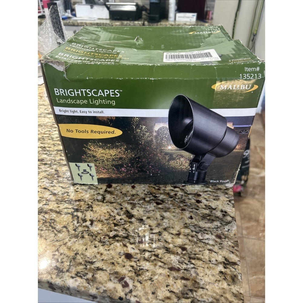 Malibu BRIGHTSCAPES Landscape Lighting 135213 4-Floodlights